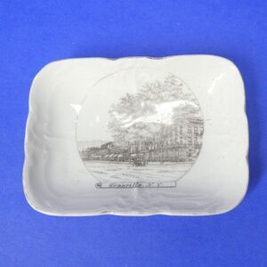 Granville NY Trinket Dish Souvenir Vintage Wheelock Germany for Hickey & Jones